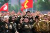 I dette foto fra 2013 markerer veteraner 60-året for Koreakrigen i den nordkoreanske hovedstad, Pyongyang.
