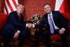 USA's præsident, Donald Trump, og den polske præsident, Andrzej Duda. Foto: Evan Vucci/AP