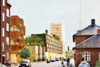 Visualisering af det 13 etagers højhus på godsbanearealet. Foto: Aarhus Kommune.