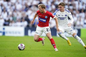 Andreas Cornelius var med, da FCK fredag aften vandt med 1-0 over Silkeborg.