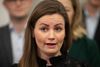 Mai Villadsen, politisk ordfører i Enhedslisten, fik med nød og næppe mandat til at bakke op om våbendonation til Ukraine. Foto: Finn Frandsen // Politiken