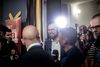 Smilet og glæden var ikke til at tage fejl af hos Peter Rahbæk Juel, som efter et kanon valg for Socialdemokratiet i Odense kan se frem til mindst fire år mere på borgmesterkontoret. Foto: Tim Kildeborg Jensen.
